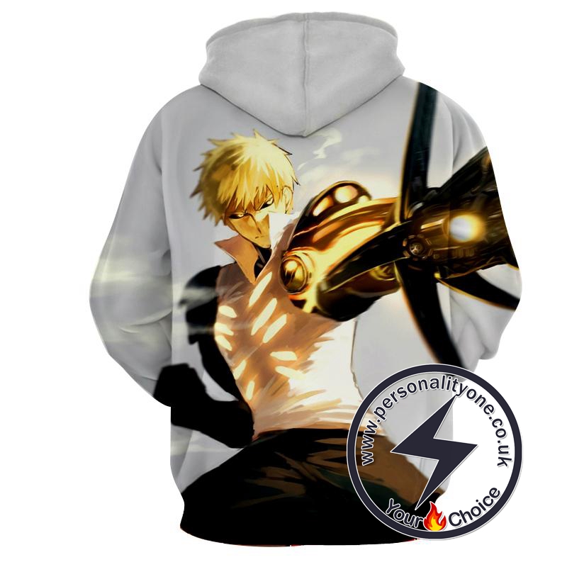 One Punch Man - Genos 3D - Hoodies